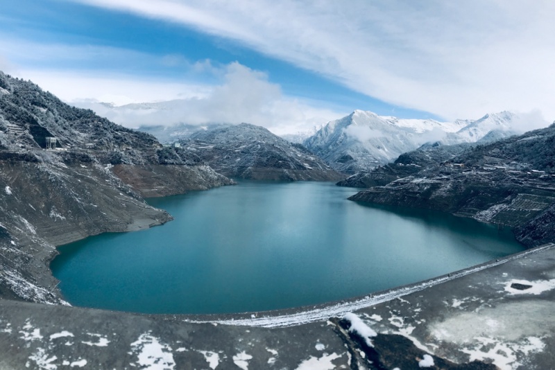 硗碛湖图片图片